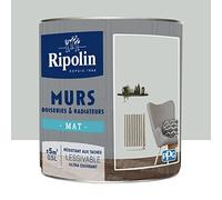 RIPOLIN Peinture Murs, Boiseries, Radiateurs Mat Gris lomé 0,5 L