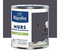 RIPOLIN Peinture Murs, Boiseries, Radiateurs Satin Violet duc 0,5 L