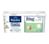 RIPOLIN Peinture mate Chambre d'enfants Blanc 2,5 L