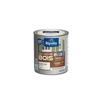 Ripolin Peinture bois Intérieur/Extérieur Sans sous-couche Ultra-couvrant Satin 0,5L Blanc cassé