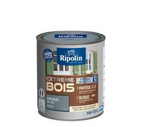 RIPOLIN Peinture Bois Satin Haute Protection 10 ans qui Protège et Magnifie vos Bois - Gris bleu