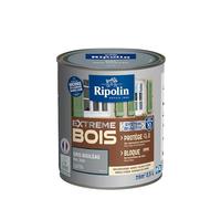RIPOLIN Peinture pour Bois Intérieur/Extérieur Gris Bouleau Ral 7040 0,5 L | Peinture pour Boiseries Interieures et Exterieures, Haute Protection, Intérieur/Extérieur, Satin
