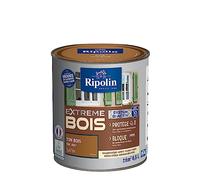RIPOLIN Peinture Bois Satin Haute Protection 10 ans qui Protège et Magnifie vos Bois - Ton bois