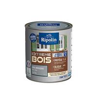 Ripolin Peinture pour bois Protection 10 ans – Satin lessivable 0,5L Gris bouleau