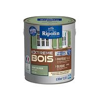 Peinture pour bois intérieur et extérieur - Vert olivier Ral 6021 satin - 2,5 L