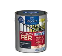 Peinture fer - RIPOLIN - 395988 - Gris anthracite - Mat - 2 L