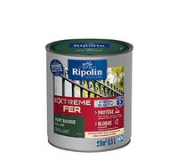 RIPOLIN Peinture pour Fer Extérieur Glycéro Antirouille Vert Basque 0,5 L