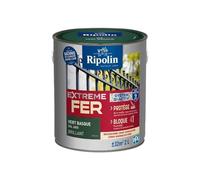 RIPOLIN Peinture pour Fer Extérieur Glycéro Antirouille Vert Basque 2 L | Peinture pour Fer Extérieur, Haute Protection, Extérieur, Brillant
