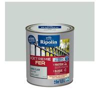 RIPOLIN Peinture pour Fer Extérieur - Gris Clair Brillant, 0,5L