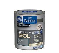 Ripolin - Peinture sol Protection Extrême Intérieur & Extérieur Satin - Gris Loft RAL7046 - 2,5 L