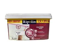 RIPOLIN Peinture XPro3 Plafonds Pratic blanc mat 3 L