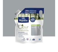 RIPOLIN Poche de peinture Murs, Boiseries, Radiateurs OPur Satin Gris galet 1 L