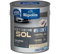 RIPOLIN PROTECTION EXTREME SOL GRIS BETON RAL 70 SATIN 2,5 L