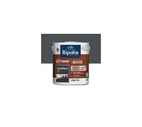 RIPOLIN Sans Sous-Couche Ultra-Couvrant Gris Anthracite Ral 7016 2,5 L | Peinture pour Boiseries Interieures et Exterieures, Haute Protection, Intérieur/Extérieur, Satin
