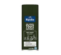 Ripolin Aérosol peinture Solution Vélo – Finition mate, résiste aux UV – Vert Rando 400 ml