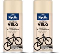 RIPOLIN, Solution Vélo, Aérosol Peinture, Finition Mate, Format Spray pour une application rapide, Ne coule pas, Riche en pigment, Résiste aux UV et conditions extérieures - Beige Urbain - 400 ml
