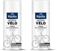 RIPOLIN, Solution Vélo, Aérosol Peinture, Finition Mate, Format Spray pour une application rapide, Ne coule pas, Riche en pigment, Résiste aux UV et conditions extérieures - 400 ml (Lot de 2)