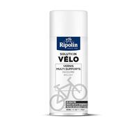 RIPOLIN, Solution Vélo, Aérosol Vernis Incolore - Format Spray pour une application rapide, Ne coule pas, Résiste aux UV et conditions extérieures - Finition Brillante - 400 ml