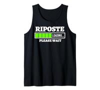 Riposte Loading Please Wait Progress Bar Fun Clôture Cadeau Débardeur