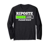 Riposte Loading Please Wait Progress Bar Fun Clôture Cadeau Manche Longue