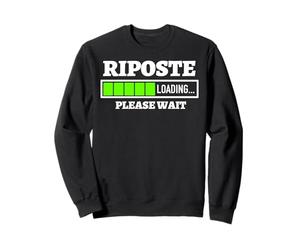 Riposte Loading Please Wait Progress Bar Fun Clôture Cadeau Sweatshirt