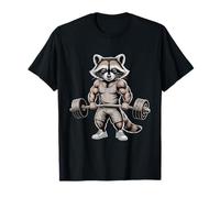 Ripped Raccoon Beast Gym Mode Wear for Athlètes s'entraînant T-Shirt
