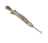 Rippers de couture vintage, outil de dissolvant de point, Rippers de couture pour la couture, Ripper et déménagement en alliage en zinc et en acier Remover de filetage à la (Finition en bronze