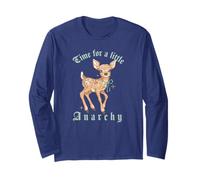 Ripple Junction Time for Anarchy Cute Deer Graphic Manche Longue