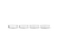 Ripple Lot de 4 Bols de Service Transparent