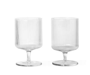 Ripple Wine Glasses Verres à vin Set de 2 pièces Ferm Living OFFRE SPECIALE - 5704723103899