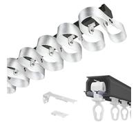 Ripplefold Curt k SetWy Rail coulissant en aluminium pour salon et chambre à coucher Séparateur de pièce idéal pour ouverture simple