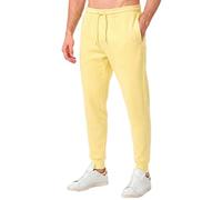 RIPT Jogging Homme Fleece - Pantalon Sweat avec Cordon, Bas Serrés et Poches, Jogger Confortable pour Sport Gym et Loungewear (Jaune, M)