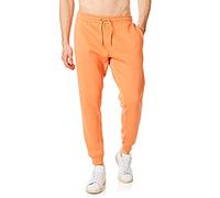 RIPT Jogging Homme Fleece - Pantalon Sweat avec Cordon, Bas Serrés et Poches, Jogger Confortable pour Sport Gym et Loungewear (Orange, L)