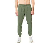 RIPT Jogging Homme Fleece - Pantalon Sweat avec Cordon, Bas Serrés et Poches, Jogger Confortable pour Sport Gym et Loungewear (Army, XL)