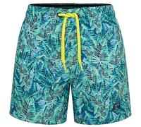 RIPT Performance Essentials Boy's Quick Dry Uv 50 Sun Protection Garçon Short de bain, Imprimé Feuilles Vertes, 9-10 ans