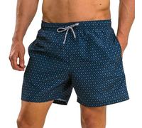 RIPT Performance Essentials Short de Bain à séchage Rapide avec Protection Solaire UV 50, Imprimé Diamant Bleu de l'armée de l'air, XL Homme