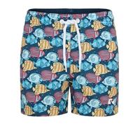 RIPT Performance Garçons Ript Essentials Short de bain à séchage rapide avec protection solaire UV 50, Poissons Bleus/Jaunes, 11-12 ans