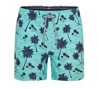 RIPT Performance Garçons Ript Essentials Short de bain à séchage rapide avec protection solaire UV 50, Impression palmier vert, 5-6 ans