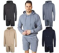 RIPT Performance Homme Ensembles de pyjama Hoody and Top Loungewear Set Ensemble de vêtements d'intérieur, Bleu, XXL