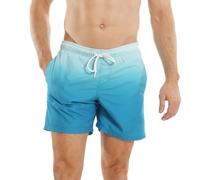 RIPT Performance Hommes Essentials Short de Bain à séchage Rapide avec Protection Solaire UV 50, Bleu Dip Dye, L