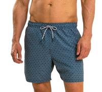 RIPT Performance Hommes Essentials Short de Bain à séchage Rapide avec Protection Solaire UV 50, Imprimé Diamant Bleu pâle, XL