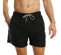 RIPT Performance Essentials Short de Bain à séchage Rapide avec Protection Solaire UV 50, Noir/Gris, L Homme