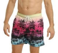 RIPT Performance Hommes Essentials Short de Bain à séchage Rapide avec Protection Solaire UV 50, Rose, XXL