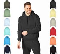 RIPT RCSWT763 Sweat à Capuche Soft Touch Loungewear pour Hommes, Charbon de bois, M