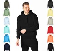 RIPT RCSWT763 Sweat à Capuche Soft Touch Loungewear pour Hommes, Noir, L