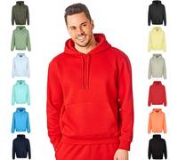 RIPT RCSWT763 Sweat à Capuche Soft Touch Loungewear pour Hommes, Rouge, S