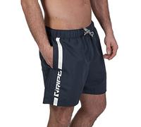 RIPT Short de Bain Homme Séchage Rapide - Boardshort avec Doublure Mesh, Protection UV50, Short Plage Natation Surf Vacances Été (Marine/Blanc, XXL)