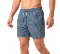 RIPT Short de Bain Homme Séchage Rapide - Boardshort avec Doublure Mesh, Protection UV50, Short Plage Natation Surf Vacances Été (Imprimé Diamant Bleu pâle, M)