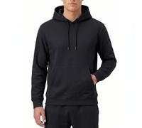 RIPT Sweat à Capuche Homme Fleece - Hoodie Pullover avec Poches et Cordon, Sweatshirt Manches Longues Confortable pour Sport Gym et Loungewear (Noir, M)