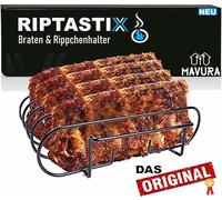 RIPTASTIX Support de côtelettes Support de côtes à rôtir Support de steak pour barbecue